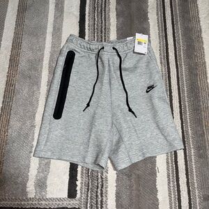 Nike Gray Athletic Shorts with Drawstring Waist